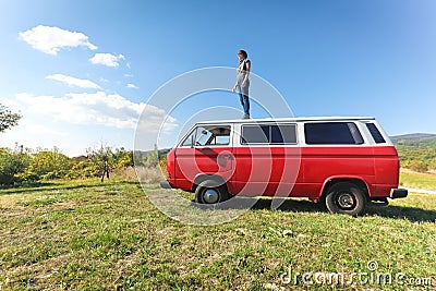 Road trip Stock Photo