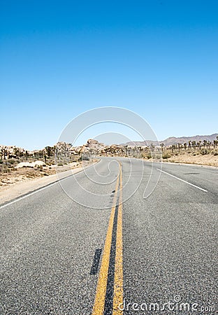 Road trip to Joshua Tree Stock Photo