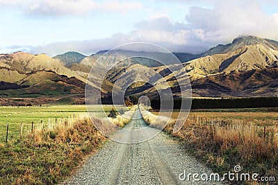 Road-trip to New Zealand Stock Photo