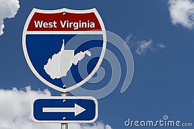 Road trip to West Virginia Stock Photo