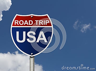 Road Trip USA Stock Photo