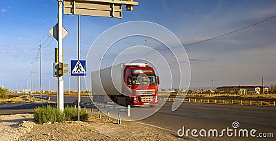 Road western europe western china Stock Photo