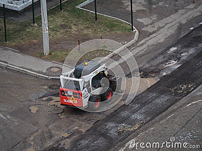 Road works Editorial Stock Photo