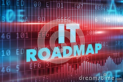 IT roadmap concept Stock Photo