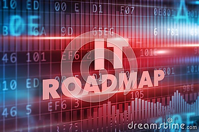 IT roadmap concept Stock Photo