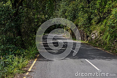 Roads in Himalayas Stock Photo