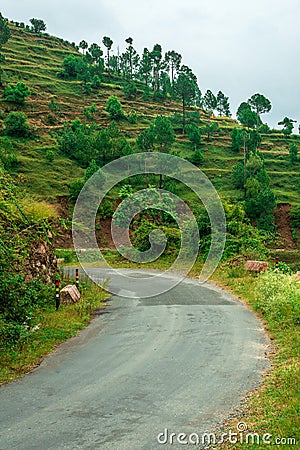 Roads in Uttrakhand Stock Photo