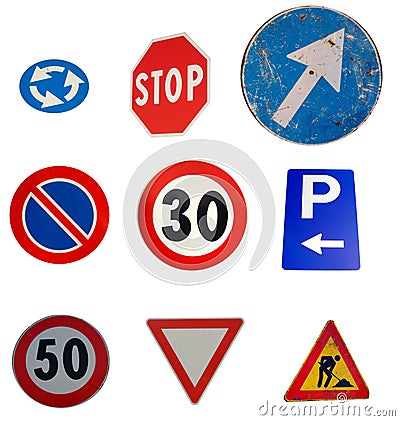 Roadsigns Stock Photo