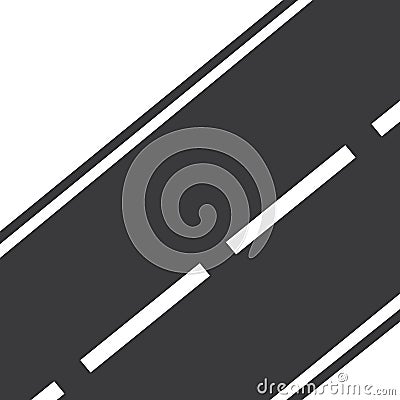 Roadway vector illustration design template Vector Illustration