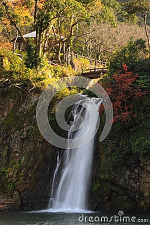 Roar of Falls Park Spot Japan Stock Photo