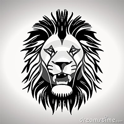 Roaring Lion vector Art Illustration Vector Illustration