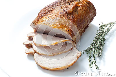 Roast beef Stock Photo