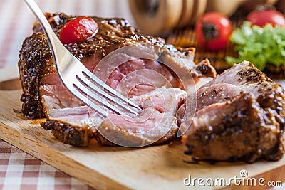 Roast beef Stock Photo