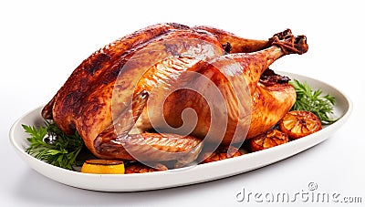 Roast dinner food meat cooked Stock Photo