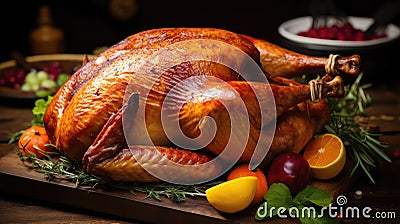 roast dish turkey food Cartoon Illustration