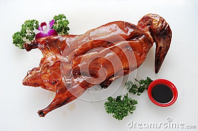 Roast duck Stock Photo