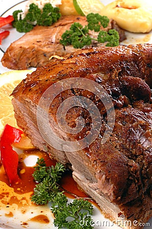 Roast-meat Stock Photo