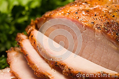 Roast Pork Stock Photo