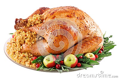 Roast Turkey Stock Photo