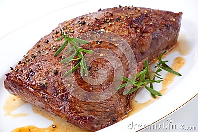 Roasted Beef Stock Photo
