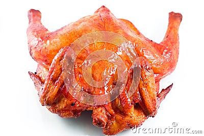 Roasted chiken Stock Photo