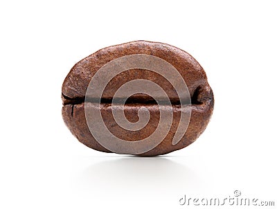 Roasted Coffee Bean Isolated Stock Photo