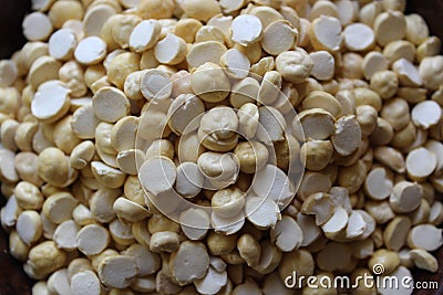 Roasted gram,Fried gram, Peanuts, Roasted Bengal gram Stock Photo