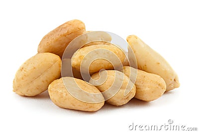 Roasted peanuts Stock Photo