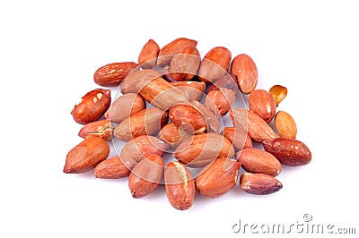Roasted peanuts Stock Photo