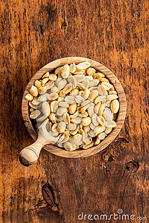 Roasted salted peanuts Stock Photo