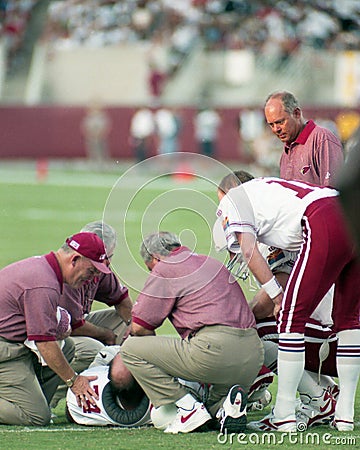 Rob Selby, Injured Arizona Cardinal Player Editorial Stock Photo