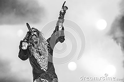 Rob Zombie live concert 2017 Editorial Stock Photo