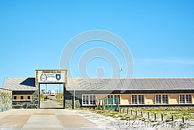 Robben Island prison touristic visit appartheid Editorial Stock Photo