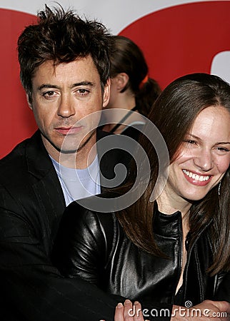 Robert Downey Jr. and Susan Downey Editorial Stock Photo