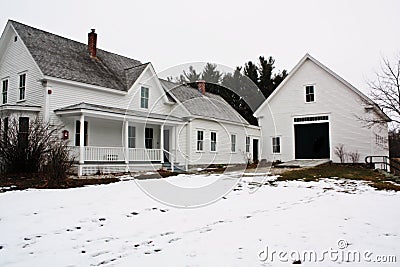 Robert Frost Home Stock Photo