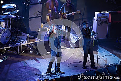 Robert Plant concert at the Ancient Theater of Taormina on July 24th 2016 Editorial Stock Photo