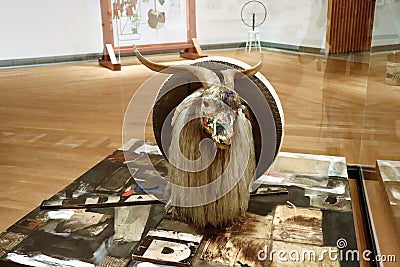 Robert Rauschenberg, Monogram, Modern Museum Editorial Stock Photo