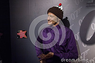 Robin Williams wax statue Editorial Stock Photo