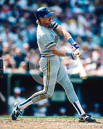 Robin Yount, Milwaukee Brewers Editorial Stock Photo