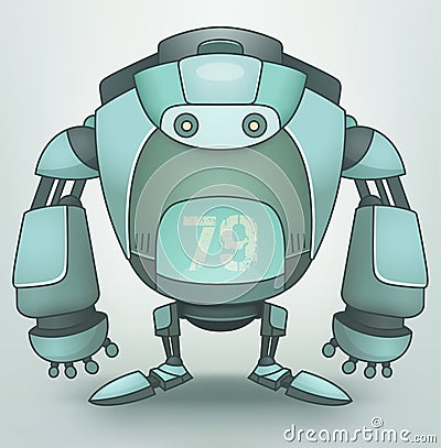 Robot Vector Illustration