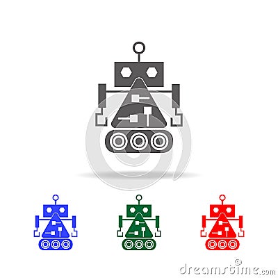 robot builder icons. Elements of robots in multi colored icons. Premium quality graphic design icon. Simple icon for websites, web Stock Photo