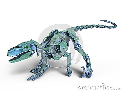 Robot dinosaur Stock Photo