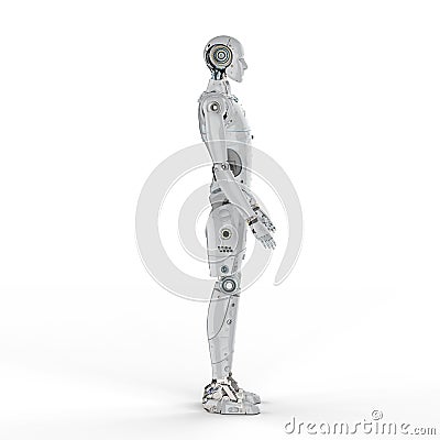 Robot full body Stock Photo