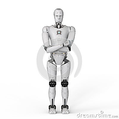 Robot full body Stock Photo