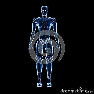 Robot full body Stock Photo