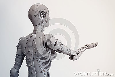 Robot girl Stock Photo