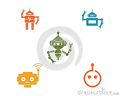 Robot icon vector Vector Illustration