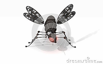 Robot mosquito Stock Photo