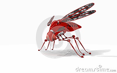 Robot mosquito Stock Photo
