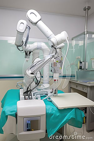 Medical robot in action, Generative AI Stock Photo